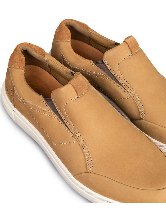 Mapstone Step Ανδρικά Μοκασίνια σε Μπεζ Χρώμα