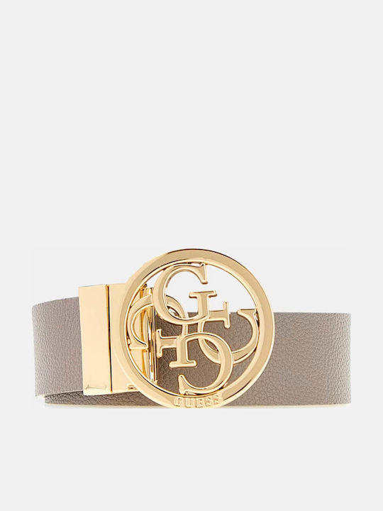 Leather Women's Gray Belt