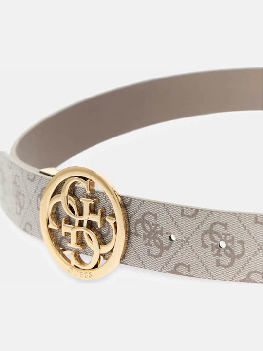 Leather Women's Gray Belt