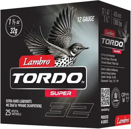 Lambro Cartridges Super Tordo 32gr 25Stück