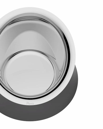 Alessi Stainless Steel Bowl Food for Dog 1.52lt in Black Color