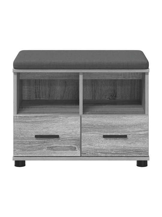 Мебел За Антре с Пейка Сив Sonoma 60x38x46см