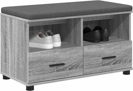 Eingangsmöbel mit Bank Gray Sonoma 80x38x46cm