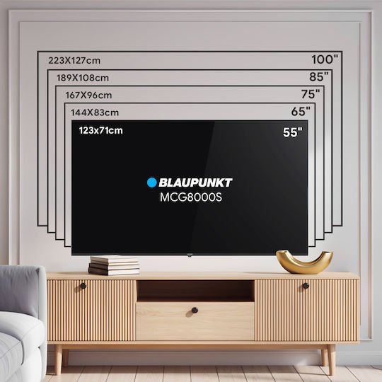 Blaupunkt Smart Τηλεόραση 65" 4K UHD Mini LED 65MCG8000 (2025)