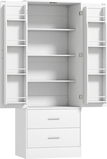 Bodenstehender Schrank White 60x40x159cm