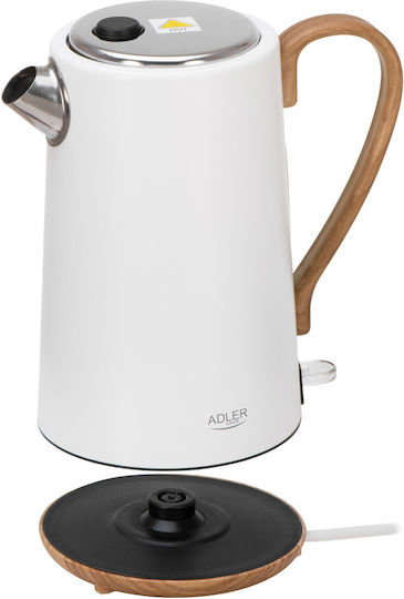 Adler Kettle 1.7lt 2200W White