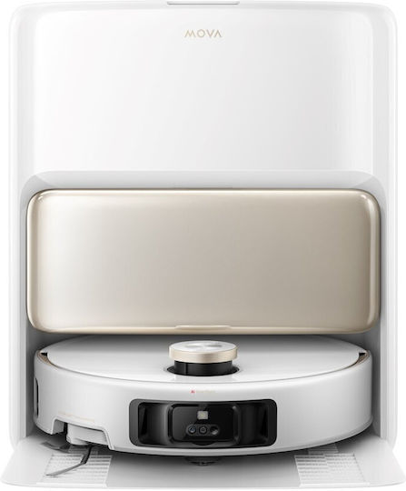 Mova V50 Ultra Complete Robot Vacuum Cleaner with Laser Mapping and 24000Pa Suction Power White