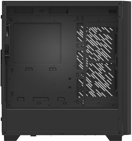 Adata XPG Valor Air Pro Gaming Midi Tower Computer Case with Side Window and ARGB Lighting Black