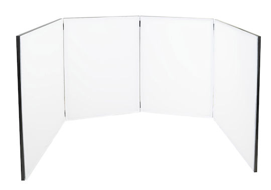 AFX Light FACADE-DJ-STAND Foldable DJ Screen 120 x 70 (4 Panels) Dj Booth