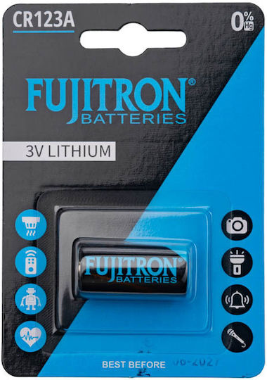 Μπαταρίες Λιθίου Fujitron Cr123a 3v