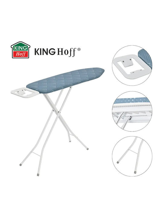 KING Hoff Ironing Board for Steam Iron Foldable 107.5x30.5cm