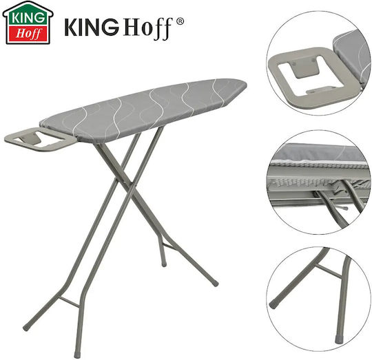 KING Hoff Гладилница За Парна Ютия Компактна 114x35.5см