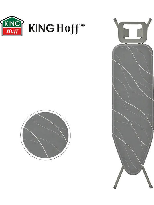 KING Hoff Σιδερώστρα για Σίδερο Ατμού Σπαστή 114x35.5cm