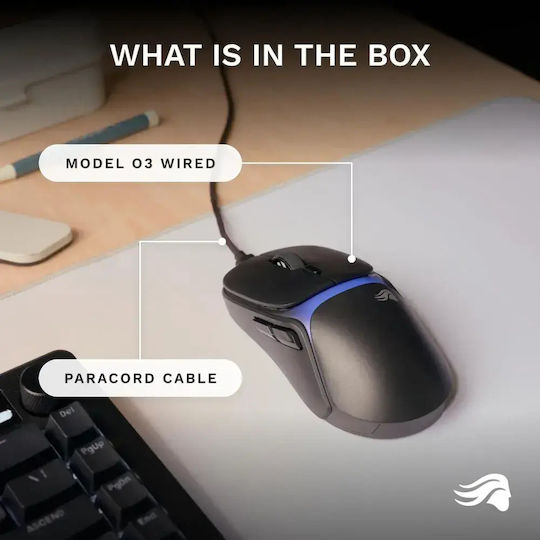 Glorious O3 Mini RGB Gaming Mouse Black