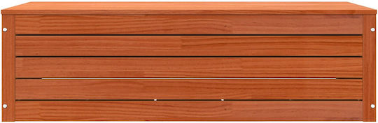 vidaXL Wooden Decorative Trunk Brown 109x36.5x33cm