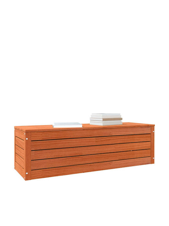 vidaXL Wooden Decorative Trunk Brown 109x36.5x33cm