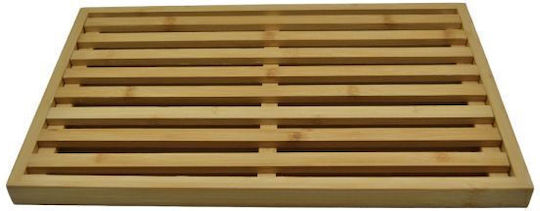 Ankor Rectangular Wooden Chopping Board for Bread Beige 40x25cm