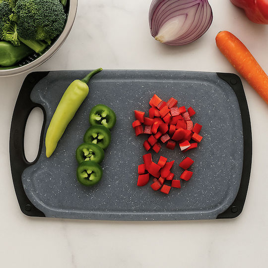Ankor Rectangular Plastic Chopping Board Gray 20x31.5cm