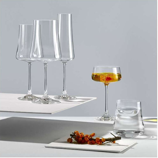 Bormioli Rocco Set of Glasses for White and Red Wine made of Glass in Red Color Stemmed 460ml 6pcs
