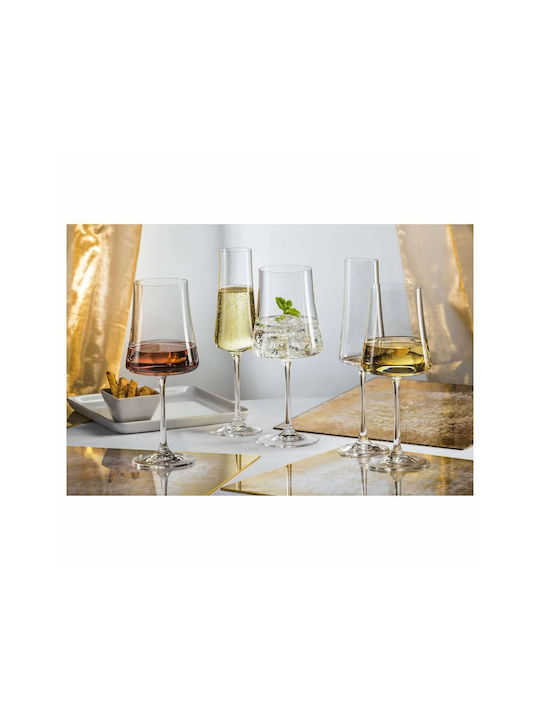 Bormioli Rocco Set of Glasses for White and Red Wine made of Glass in Red Color Stemmed 460ml 6pcs