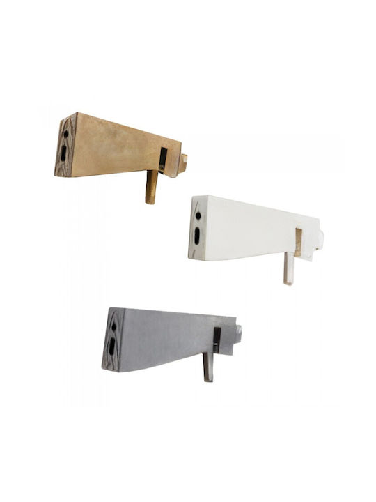 Anartisi Einweg Vorhangschiene in Gray Farbe 160εκ. IDEAL LIGHT MY31