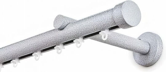 Anartisi Ilios Tapo Einweg Vorhangschiene in Gray Farbe 400εκ. ILIOS-TAPO-25-MY-48