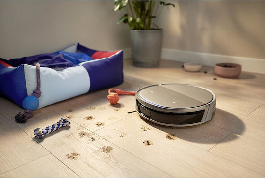 Philips HomeRun 9000 Series Прахосмукачка Робот с Лазерно Картографиране и Всмукателна Мощност 8000Pa Сребрист