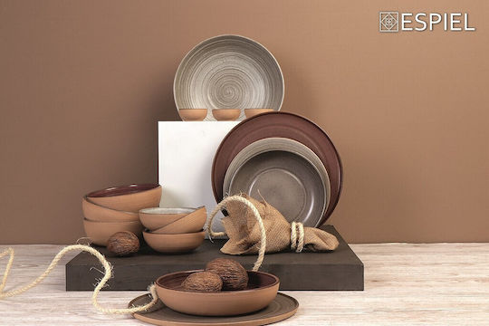 Calabria Plate Soup Pink with Diameter 26cm 3pcs