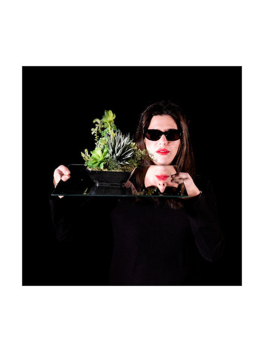 Supergreens Τεχνητό Φυτό Σύνθεση Παχύφυτων Πράσινο 19 Εκ