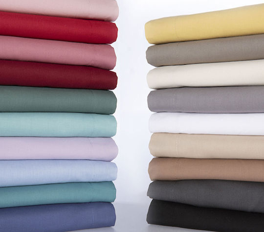Nef-Nef Homeware Единично 100x200+30см. с Ластик Basic Bordo