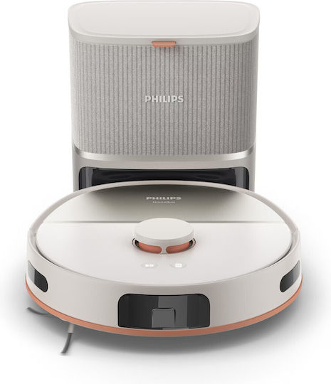 Philips HomeRun 5000 Series Прахосмукачка Робот с Картографиране Лазер и Всмукателна Мощност 10000Pa Бежова