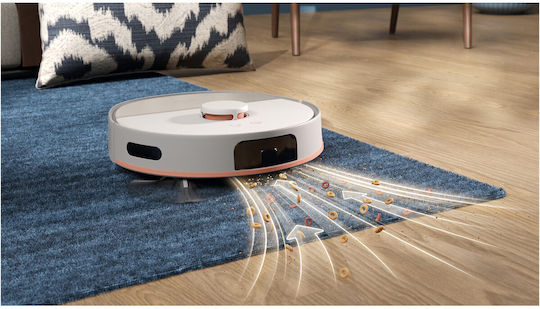 Philips HomeRun 5000 Series Прахосмукачка Робот с Картографиране Лазер и Всмукателна Мощност 10000Pa Бежова