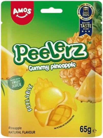 Amos Peelerz Gummy Pineapple 65g