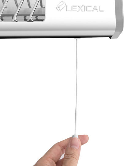 Lexical Quartz Wall-Mounted Heater with Thermostat 1200W