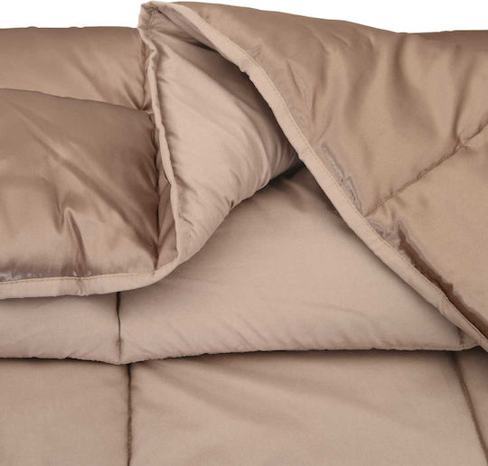 vidaXL Doppelbettdecke 200x140cm Gold vidaXL Doppelbettdecke 200x140cm Gold
