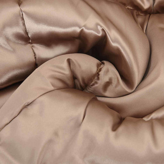 vidaXL Super King Blanket 220x200cm Gold