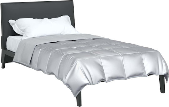 vidaXL Одеяло Двойно 200x135см. Silver