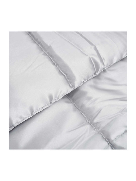 vidaXL Одеяло Двойно 200x140см. Silver