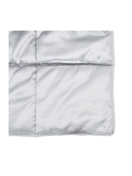 vidaXL Одеяло Двойно 200x140см. Silver
