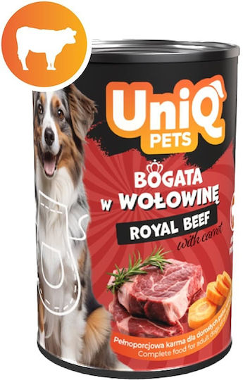 Uniq Wet Food Dogs with Calf 375gr