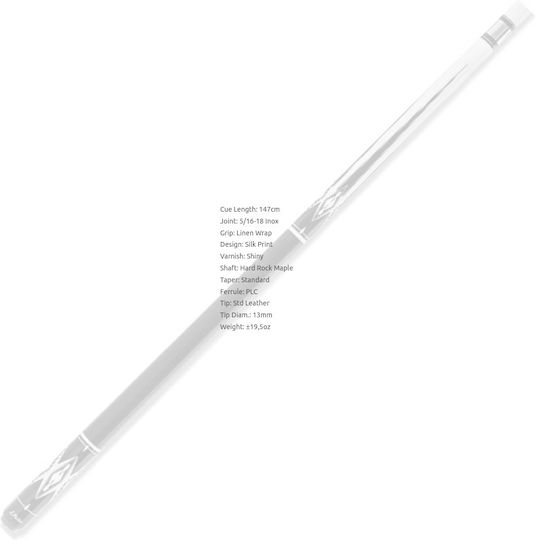 J.parker American Folding Pool Cue 147cm