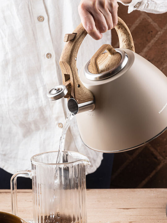 Klausberg Βραστήρας Ανοξείδωτος Μπεζ 2500ml
