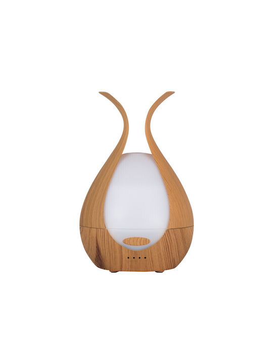 Sixu Lumini LED Dispozitiv de aromaterapie Ultrasonic cu temporizator Maro 200ml