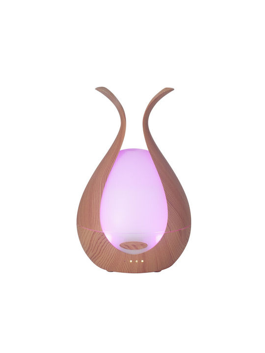 Sixu Lumini LED Dispozitiv de aromaterapie Ultrasonic cu temporizator Maro 200ml