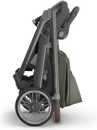 UPPAbaby Cruz V3 Adjustable Triplet Stroller Suitable for Newborn Meadow Green