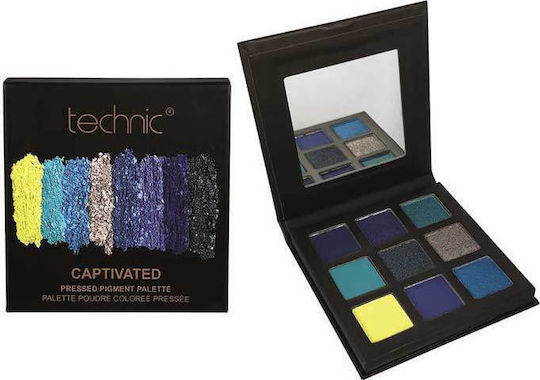 Technic Captivated Παλέτα με Σκιές Ματιών σε Στερεή Μορφή 6.75gr