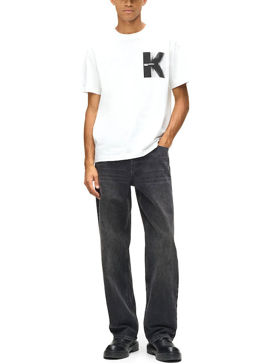 T-Shirt White-Black