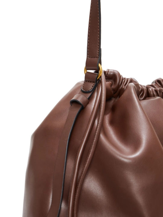 Leather Women's Bag Shoulder Brown
