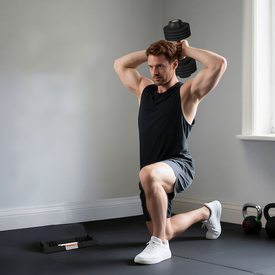 Sportnow Dumbbell 1x 24kg with Stand