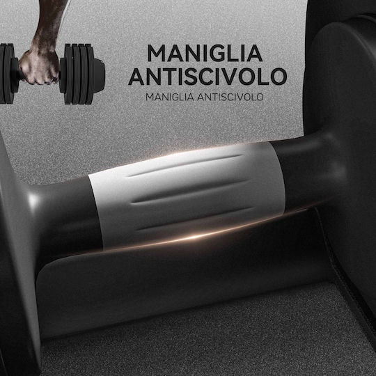 Sportnow Dumbbell 1x 24kg with Stand
